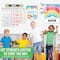 Hadley Designs Rainbow Circle Time Bulletin Board Calendar for Classroom Wall Set